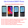 Odm 4g qwerty keypad mobile phone android