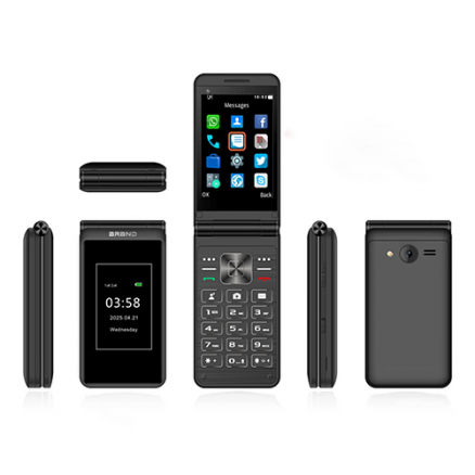 oem 4g android keypad flip phone