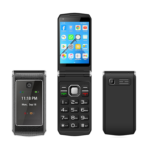 3.5 inch touch screen 4g flip phone android